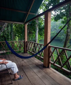 Campamento lacandones en la Selva de Chiapas