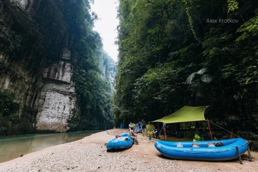 Rafting en el Cañón Río La Venta Chiapas