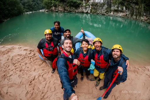 Rafting en el Cañón Río La Venta Chiapas